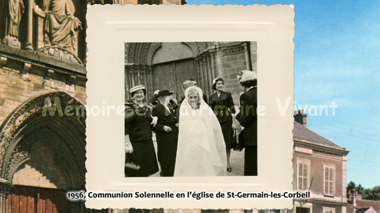 1956 - Communion Solennelle en l'église de Saint-Germain-Les-Corbeil