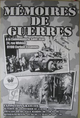 Exposition MPV 2004 - Mémoires de Guerre - Corbeil-Essonnes