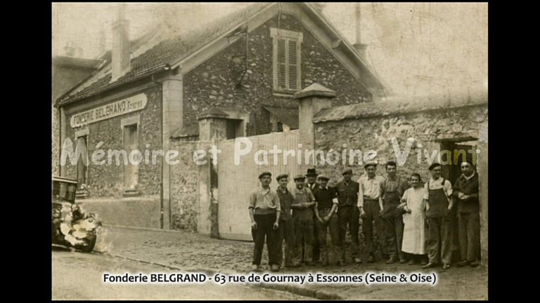 Fonderie Belgrand à Essonnes - Seine-et-Oise