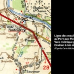 Ligne des meulières d'Orgenoy au Port aux Pierres à Ponthierry - Voie métrique