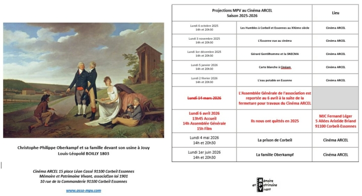 Séance suivante à Corbeil-Essonnes 91