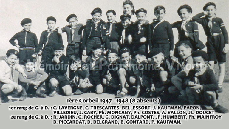 Scouts - 1ère Corbeil 1947-1948