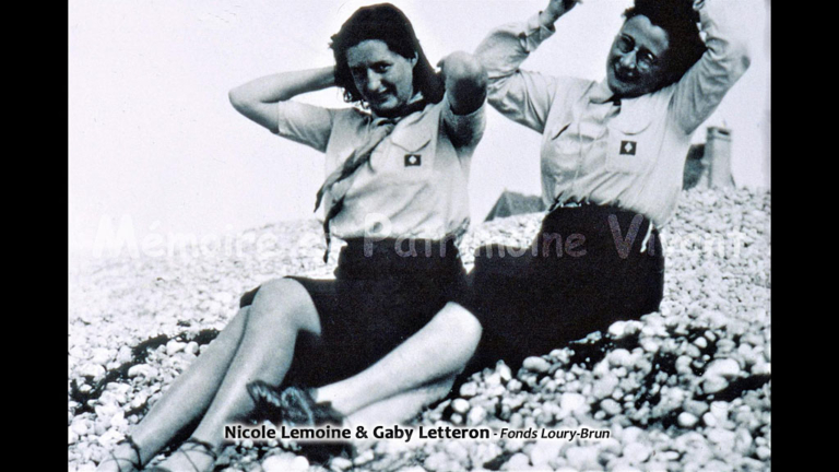 Gaby Letteron, Nicole Lemoine.