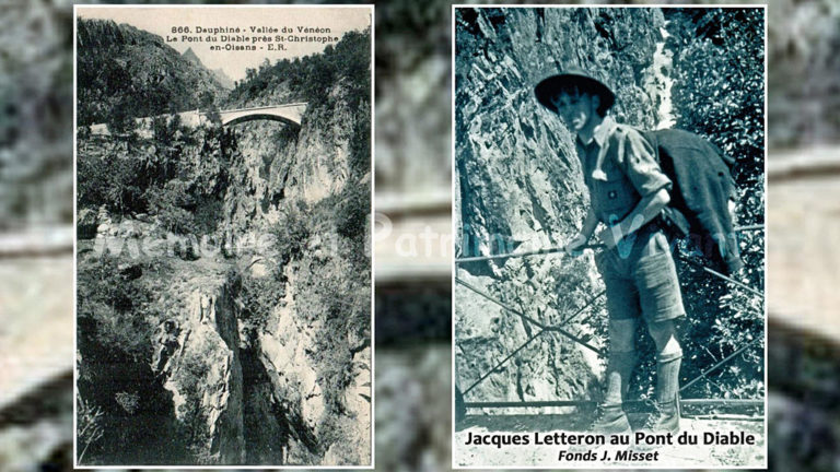 Jacques Letteron au Pont du Diable
