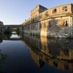 Ancienne Papeterie Darblay et la rivière Essonne