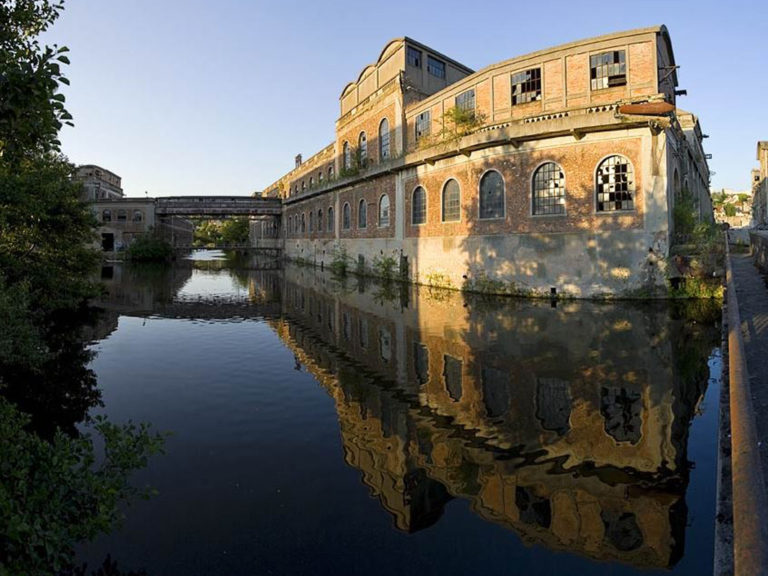 Ancienne Papeterie Darblay et la rivière Essonne