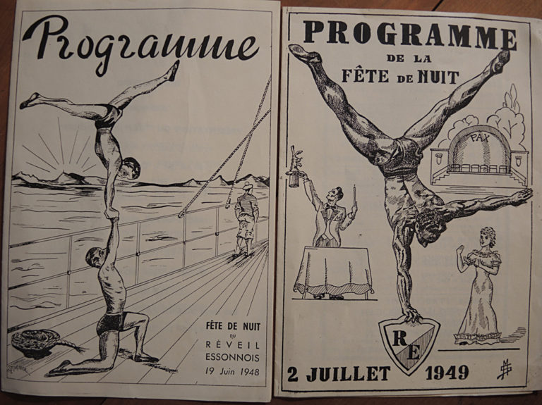 Fête de la gymnastique en 1949 à Corbeil-Essonnes