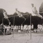 Gymnastes en 1949 à Corbeil-Essonnes