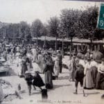 Le marché de Corbeil autrefois