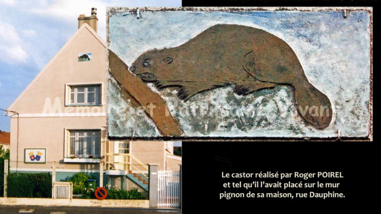 Le castor réalisé par Roger Poirel - Quartier de Montconseil - Corbeil-Essonnes