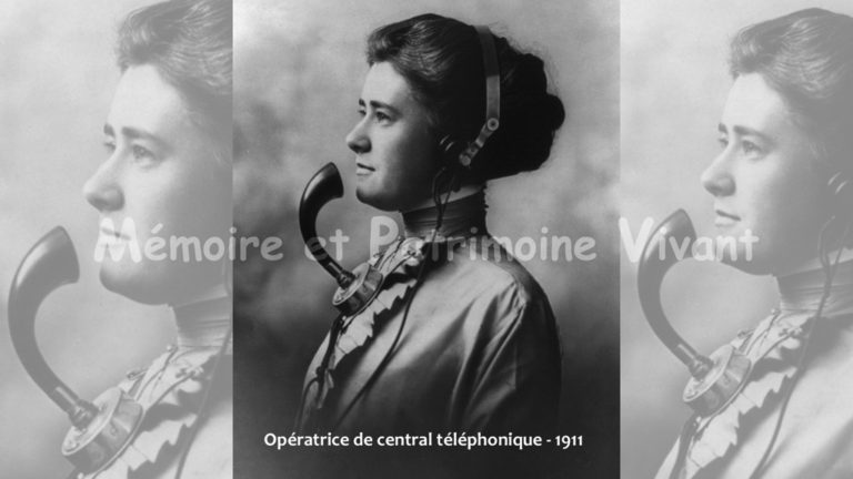 Opératrice de Central Téléphonique en 1911