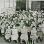 Photo de classe primaire autrefois à Corbeil