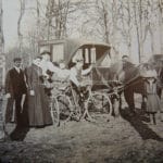 Promenade en forêt vers 1900